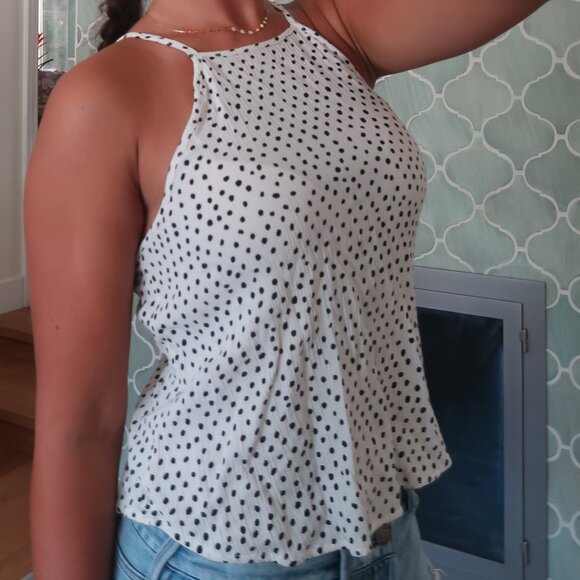 Polka Dot BILLABONG Top - Picture 2 of 5